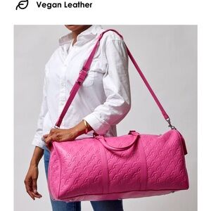 MONOGRAM DUFFLE BAG HOT PINK